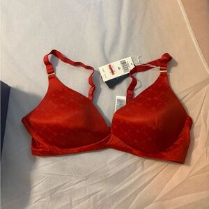 Elegant Red Women's Bra